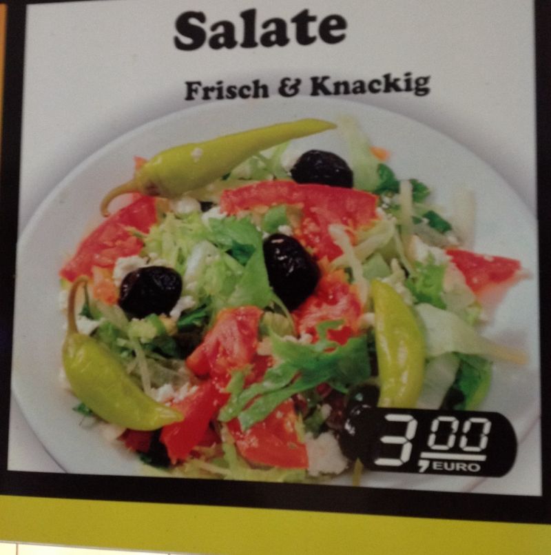Salate frisch - Yücel 21 Döner Kebap - Dachau- Bild 1