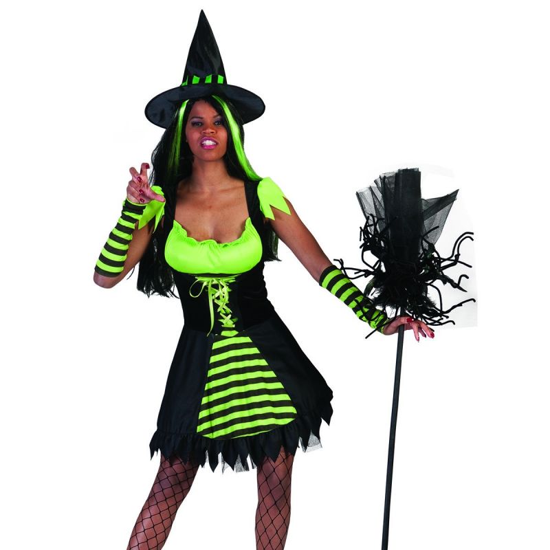 hexe-shiwa<br>
Kleid Armstulpen und Hut in grün schwarz
<br>
Home/Kostüme/Halloween/Damen<br>
[http://www.pierros.de/produkt/hexe-shiwa, jetzt auf Pierros.de kaufen]  - Pierro's Halloweenkostüme - Mayen- Bild 1