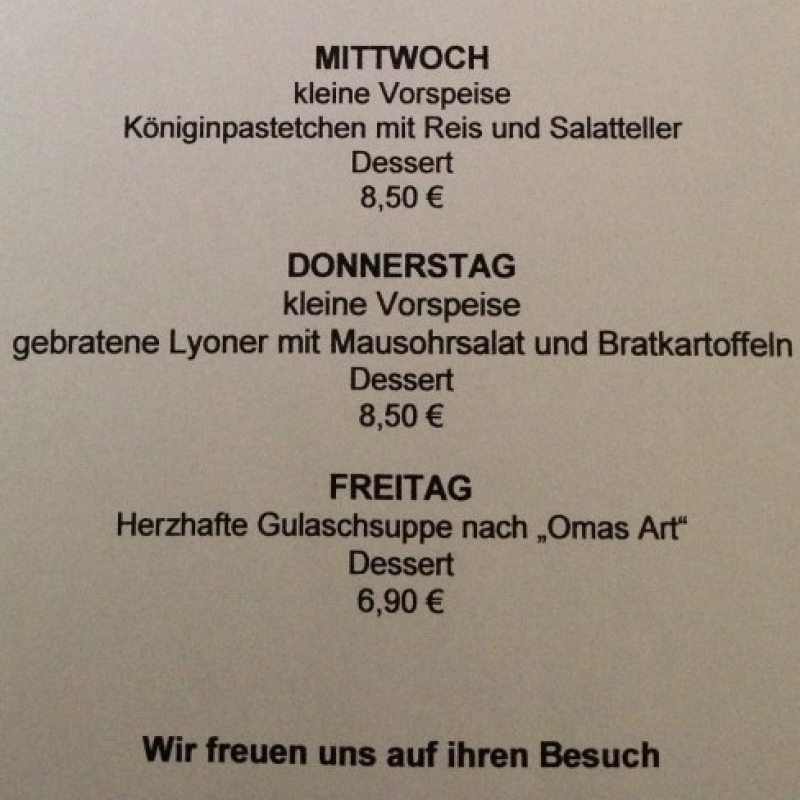 01.04. - 05.04. - Restaurant im Bürgerhaus - Dudweiler- Bild 1