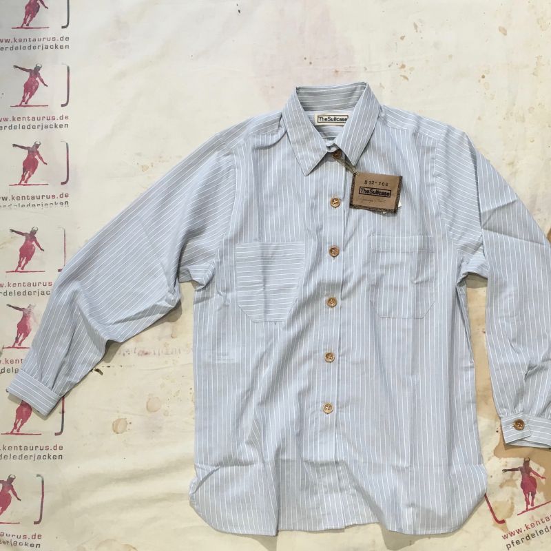 Suitcase SS2016: Grandpa`s Shirt, cotton-silk stripe. Grössen: 38 - 40 - 42,- EUR 200,- - Kentaurus Pferdelederjacken - Köln- Bild 1