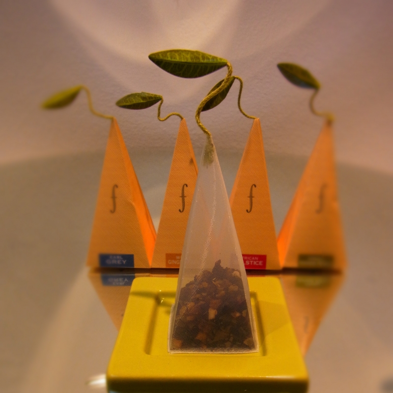 Wir lieben diesen zauberhaften Tee-Pyramiden von TEA FORTÉ. Außergewöhnliche Blatt-Teesorten werden in diese wundervollen Nylon-Pyramiden verpackt. Ein Augen- und Gaumenschmaus! - Gertrude No. 20 für Gourmets und Genussmenschen - Köln- Bild 1