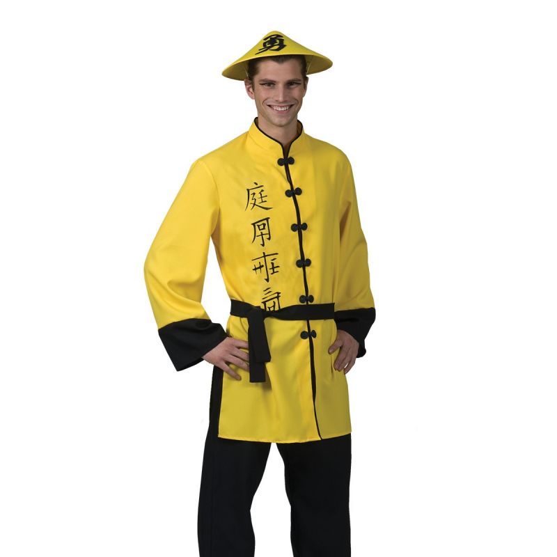 chinese-tian<br>
Das 2-teilige Kostüm besteht aus Hose und Oberteil in den Farben gelb und schwarz
<br>
Home/Kostüme/Nationen/Herren<br>
[http://www.pierros.de/produkt/chinese-tian, jetzt auf Pierros.de kaufen]  - PIERRO'S in Mayen - Mayen- Bild 1