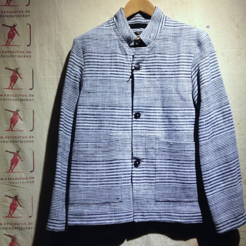 Nigel Cabourn SS2014: Tunic Jacket Indigo,  Khadi Cotton, EUR 540,- - Kentaurus Pferdelederjacken - Köln- Bild 1