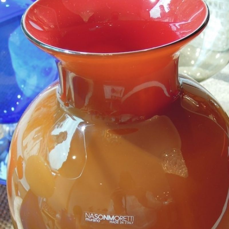 NasonMoretti Antares, Vase aus mundgeblasenem Muranoglas, Höhe 33 cm ø 20 cm. Preis: € 299,00 - Marcolis Supreme Italian Products - Stuttgart- Bild 2