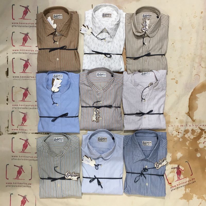 Bevilacqua: neun neue Hemden aus Florenz im Sortiment, Grössen S  bis zu 4XL, € 145,- bis € 170,-  - Kentaurus Pferdelederjacken - Köln- Bild 1