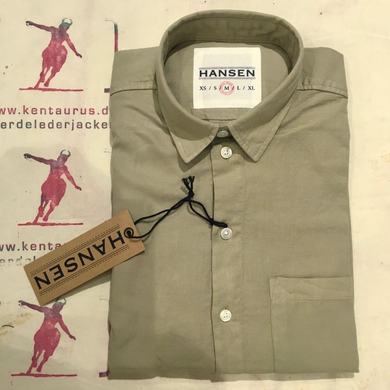 Hansen AW16: Henning shirt khaki, cotton, S -XL, EUR 145,- - Kentaurus Pferdelederjacken - Köln- Bild 1