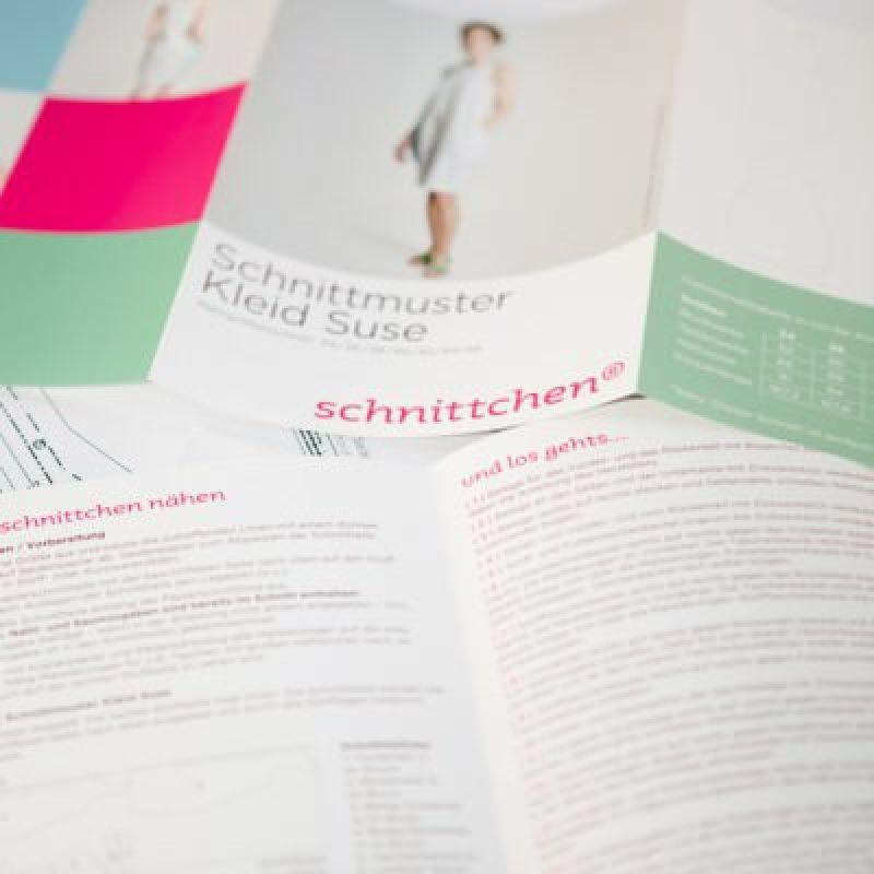Schnittmuster von schnittchen für ein lässiges Sommerkleid, € 10,- - COSIMA CHITON  -  STOFF STÜCKE - Stuttgart- Bild 2