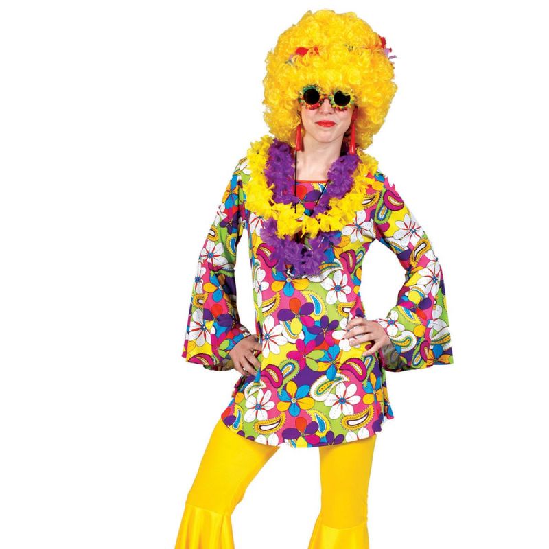 kleid-sunshine-flower<br>
100% Polyester, Minikleid im Flower Power Look
<br>
Kostüme/Hippi & Flower Power/Damen<br>
[http://www.pierros.de/produkt/kleid-sunshine-flower, jetzt auf Pierros.de kaufen]  - Pierros Karnevalkostüme Shop - Mayen- Bild 1