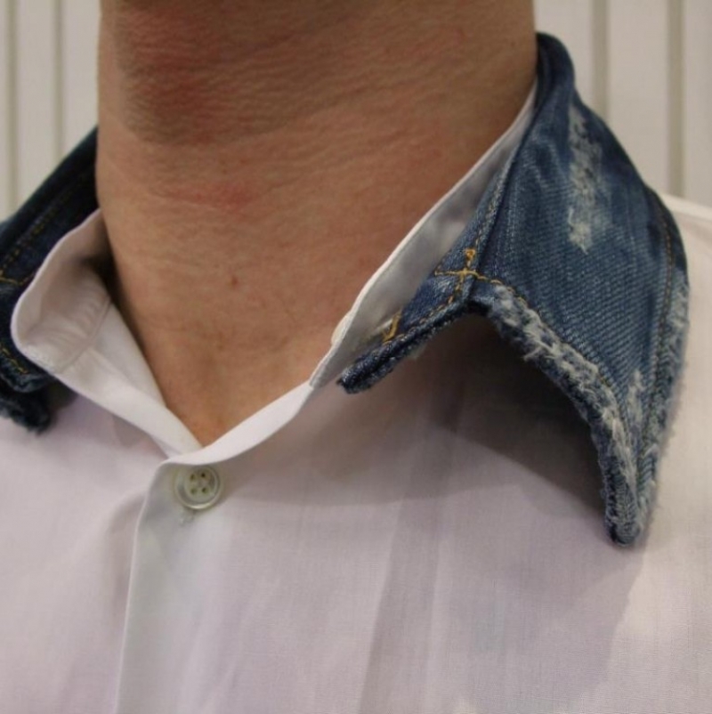 DSquared²
Shirt - € 299,- D2H4068 (cott white , denim collar removable) - città di bologna - Köln- Bild 1