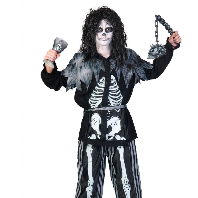 horror-finlay<br>
Oberteil, Hose, Kopftuch und Gürtel in schwarz weiß
<br>
Home/Kostüme/Halloween/Herren<br>
[http://www.pierros.de/produkt/horror-finlay, jetzt auf Pierros.de kaufen]  - Pierro's Halloweenkostüme - Mayen- Bild 1