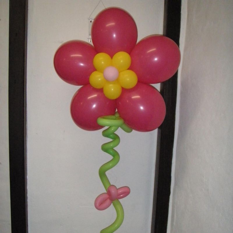 Blüte, schwebend, ca. 80cm im Durchmesser - BallonWerk - Sindelfingen- Bild 1