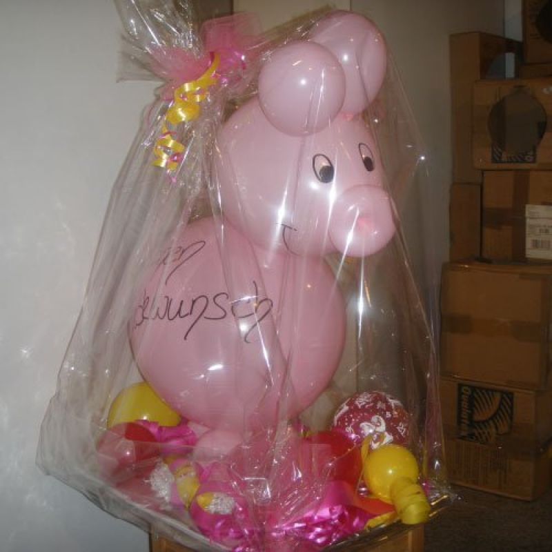 Schweinchen ca. 60cm hoch - BallonWerk - Sindelfingen- Bild 1
