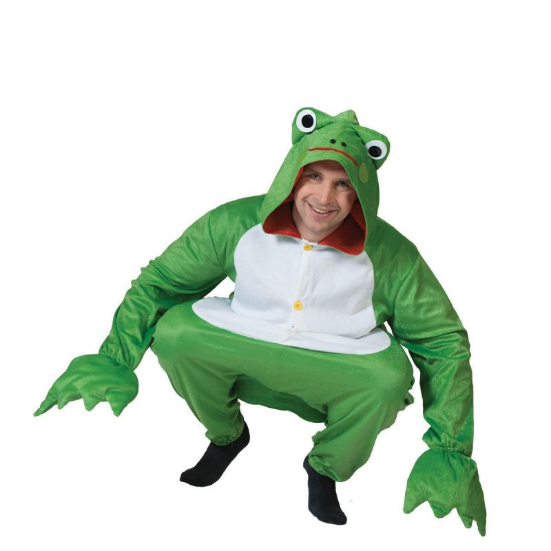 cozy-suit-frosch<br>
Jumpsuit in grün weiß
<br>
Home/Kostüme/Tierkostüme/Herren<br>
[http://www.pierros.de/produkt/cozy-suit-frosch, jetzt auf Pierros.de kaufen]  - Pierro's Tierkostüme - Mayen- Bild 1