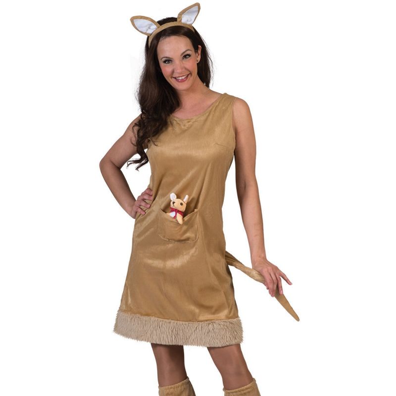 kleid-kaenguru-conny<br>
Kleid mit Beinstulpen und Haarreif
<br>
Home/Kostüme/Tierkostüme/Damen<br>
[http://www.pierros.de/produkt/kleid-kaenguru-conny, jetzt auf Pierros.de kaufen]  - Pierro's Tierkostüme - Mayen- Bild 1