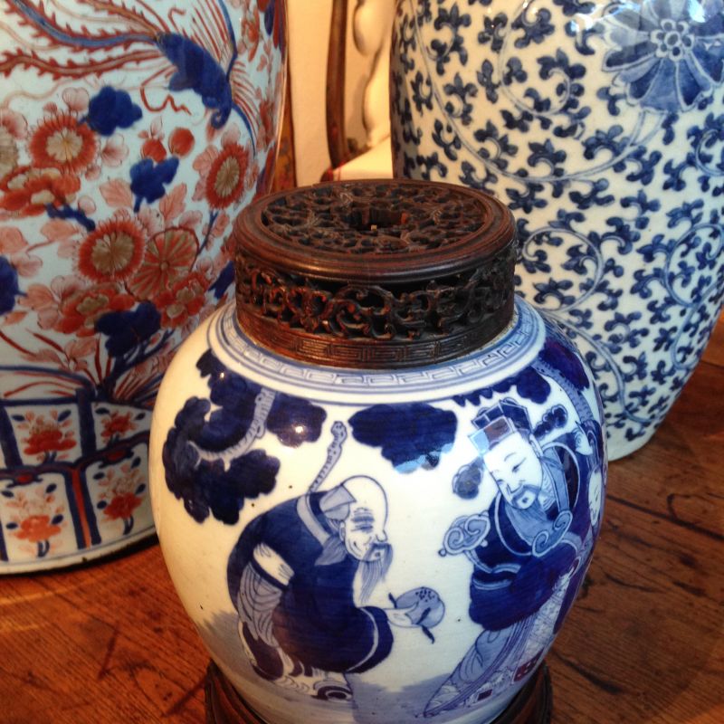 Gruppe antiker Chinesische Vasen - GALERIE ARABESQUE - Teppiche - Textilien - Skulpturen aus Asien und Europa - GALARIE ARABESQUE - Stuttgart- Bild 3