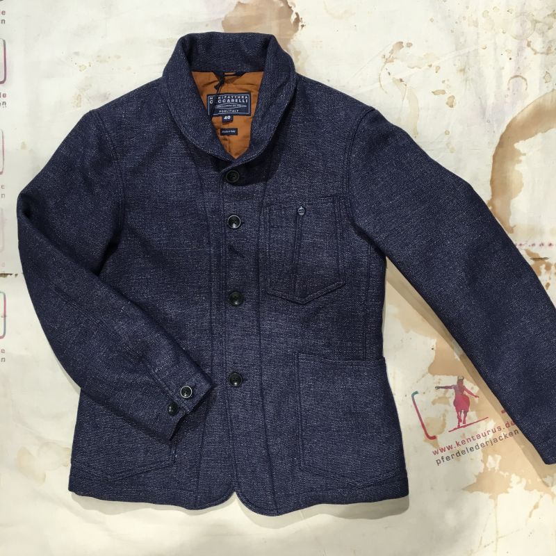 Manifattura Ceccarelli AW16: warmes Jacket aus 82% Wolle und 18% Leinen, auch für die grossen Jungs: 42 - 44 - 46 - 48 - 50 - 52, EUR 442,- - Kentaurus Pferdelederjacken - Köln- Bild 1