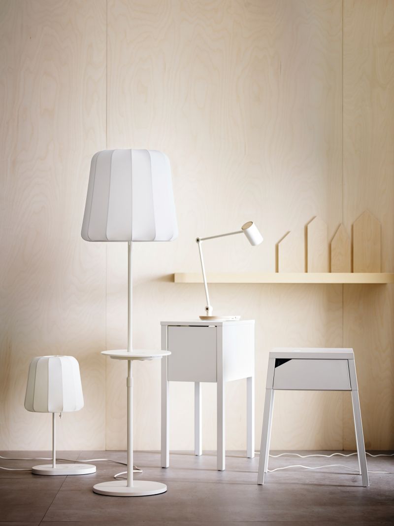 Neue IKEA Design-Kollektion mit kabelloser Ladefunktion 