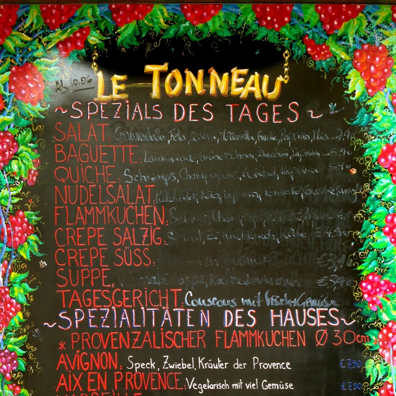 LE TONNEAU - SPEZIALS DES TAGES - - Le Tonneau-französische Weine & Spezialitäten - Stuttgart- Bild 1