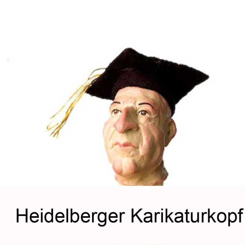Heidelberger Karikaturkopf - 
Wine Stopper - CLASSIC TIMES - Heidelberg- Bild 6