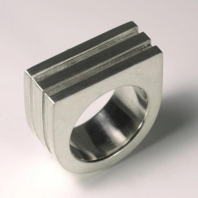 Ring, 925- Silber - TRIMETALL Schmuck - Design - Objekte - Köln- Bild 1