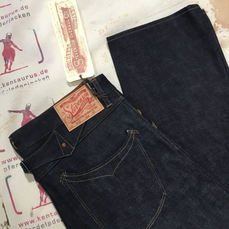 Stevenson Overall: Dixon Jeans, japanischer Denim, Grössen 30 bis 38, EUR 320,- - Kentaurus Pferdelederjacken - Köln- Bild 1