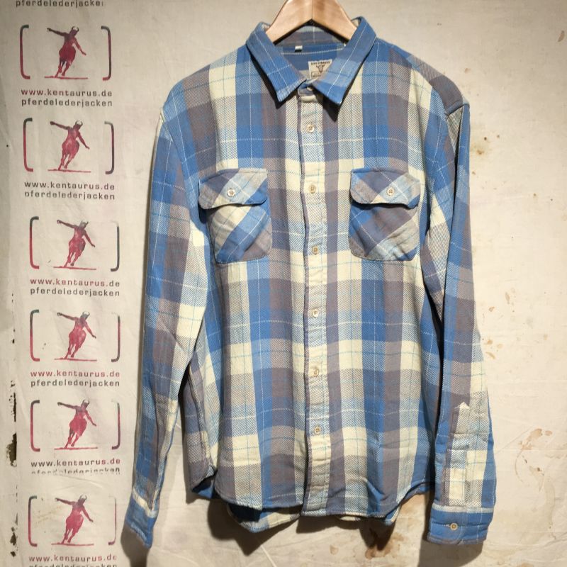 Levi`s Vintage SS2016: shorthorn shirt blue check - Kentaurus Pferdelederjacken - Köln- Bild 1