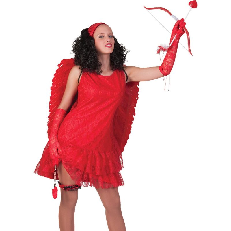 kleid-amor-julietta-rot<br>
Ach was wäre das Leben ohne die Liebe? Als Amor Julietta gewinnen Sie in diesem betörenden Kostüm gewiss alle Herzen. Das rote Kleid ist knielang und in der Rockpartie mit süßen Rüschen gearbeitet. Verteilen auch Sie als Amor Ihre Pfeile – ob an Halloween, Weihnachten oder Karneval
<br>
Home/Kostüme/Berufe/Damen<br>
[http://www.pierros.de/produkt/kleid-amor-julietta-rott jetzt auf Pierros.de kaufen]  - PIERRO'S in Frechen - Frechen- Bild 1