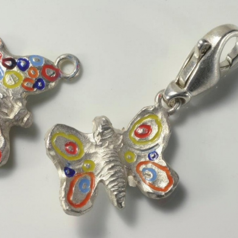 Schmetterling, 925- Silber, Kaltemail
130,- € - TRIMETALL Schmuck - Design - Objekte - Köln- Bild 1