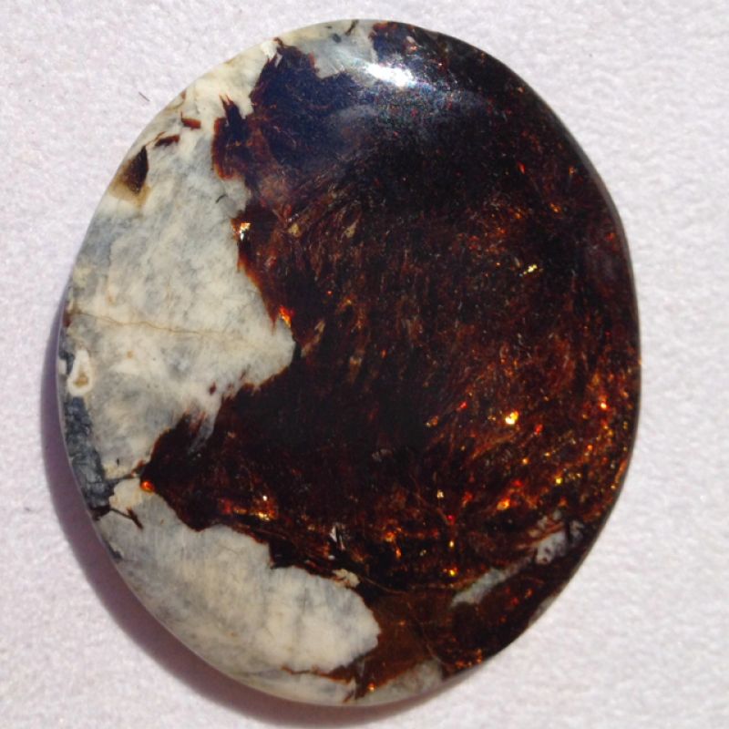 Astrophyllith von Kola Peninsula als Cabouchon ca 5cm - Steinkreis Mineralien & Gesundheit - Stuttgart- Bild 1