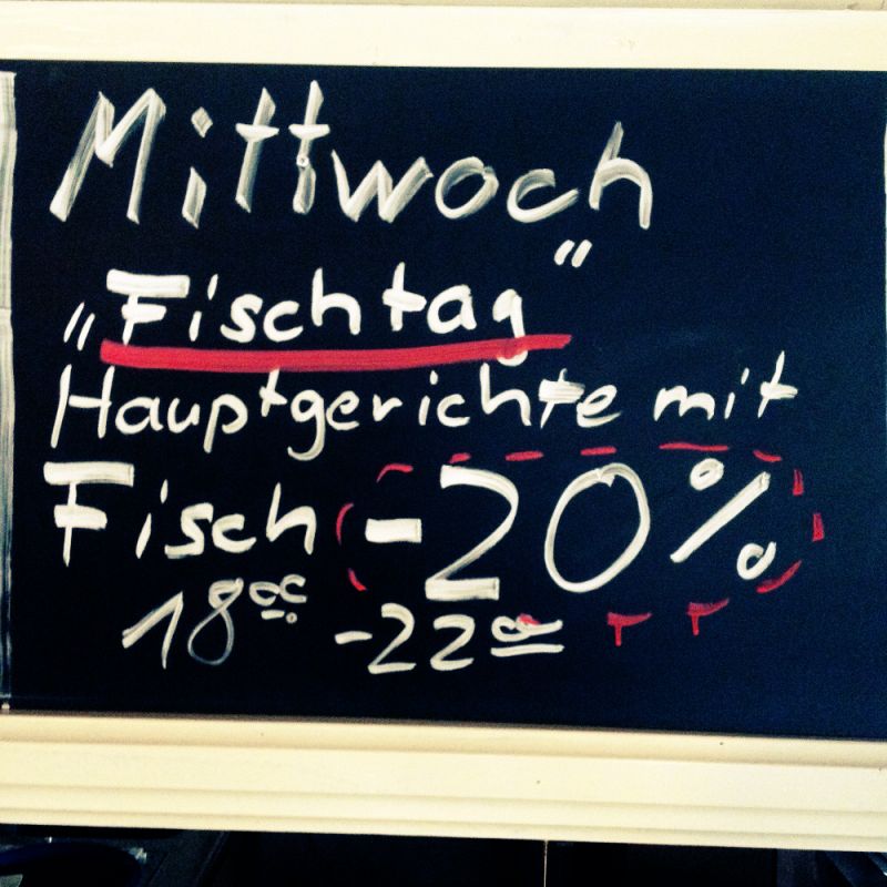 Fischgerichte - 20% (nur Hauptgerichte)
jeden Mittwoch  - Tapas4you - Augsburg- Bild 1