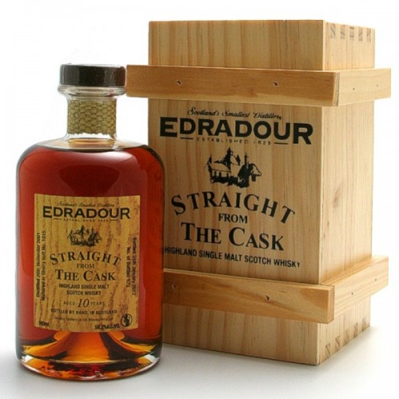 Edradour 10 Jahre - Straight from the Cask - Sherry Butt No. 1015 - Single Malt Scotch Whisky - Brühler Whiskyhaus - Brühl- Bild 1