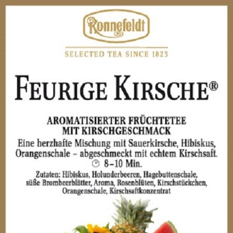 Früchtetee

Die Liste ist nicht vollständig - bitte schauen Sie im Geschäft vorbei - Teefachgeschäft - Karlsruhe- Bild 5