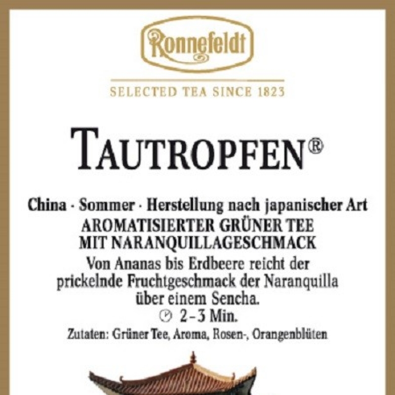 Aromatisierter Grüner Tee

Die Liste ist nicht vollständig - bitte schauen Sie im Geschäft vorbei. - Teefachgeschäft - Karlsruhe- Bild 14