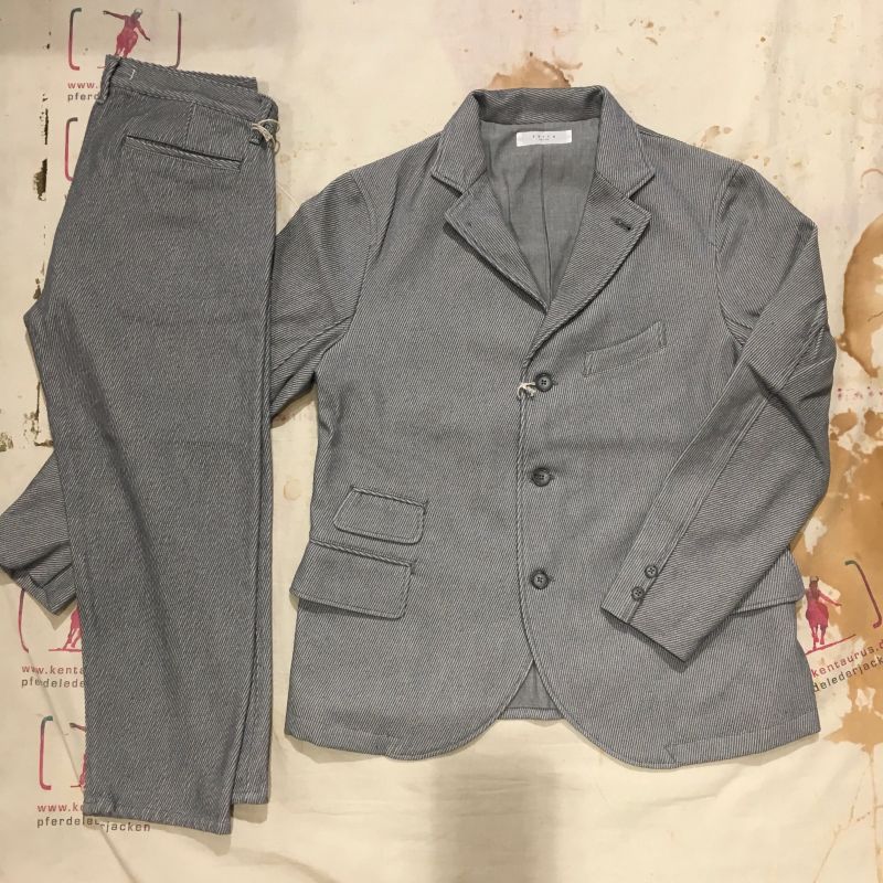 Setto, Japan ( Momotaro): Top Karsey 2 piece cotton suit, sizes M - L - XL, jacket € 554,- pant € 198,- - Kentaurus Pferdelederjacken - Köln