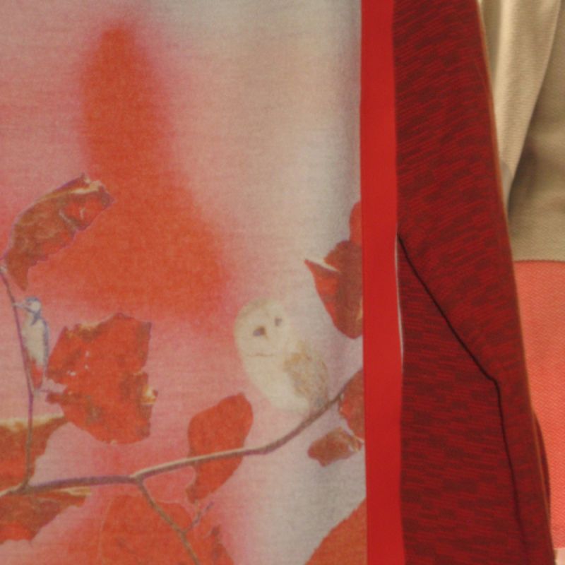 Schal von icke berlin, 100 % Wolle und Kunstlederstreifen an den Seiten - Kleiderfee - Memmingen