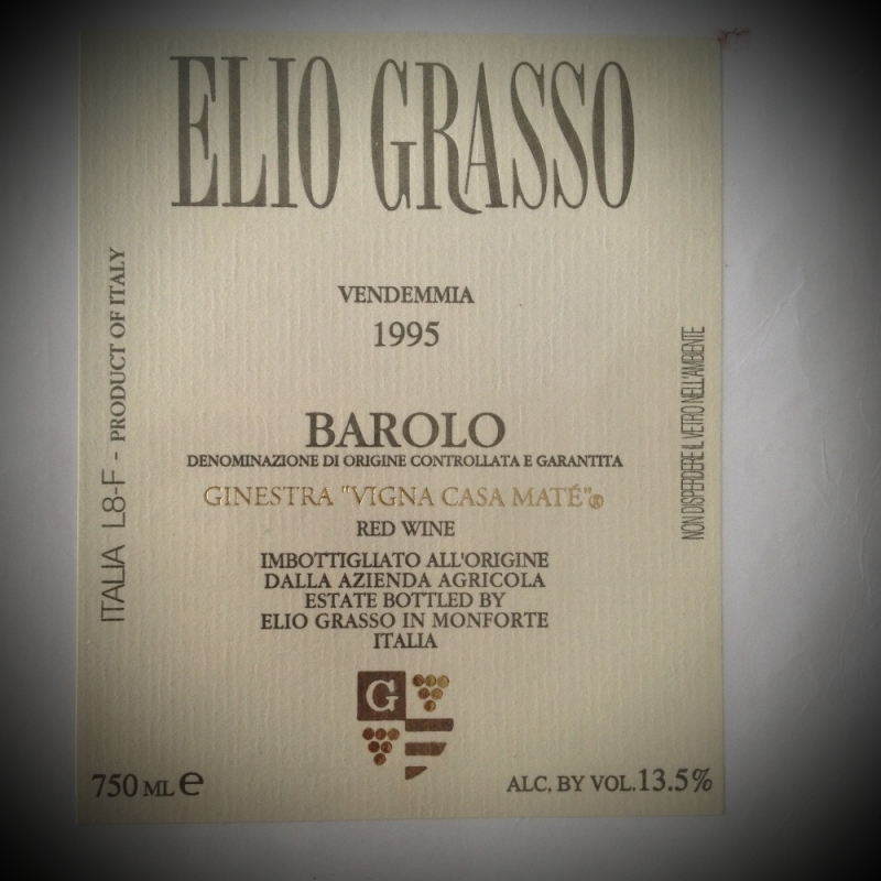 Elio Grasso ( Piemonte ) 2003 - Ristorante Etrusca - Köln