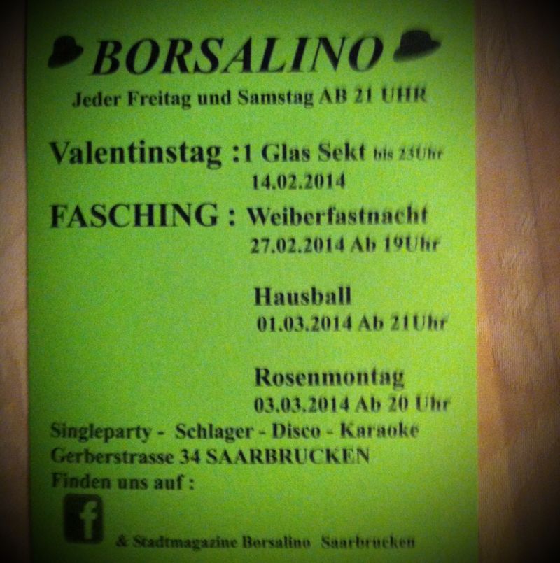 Eintrag #10413 - Borsalino Tanztreff - Saarbrücken