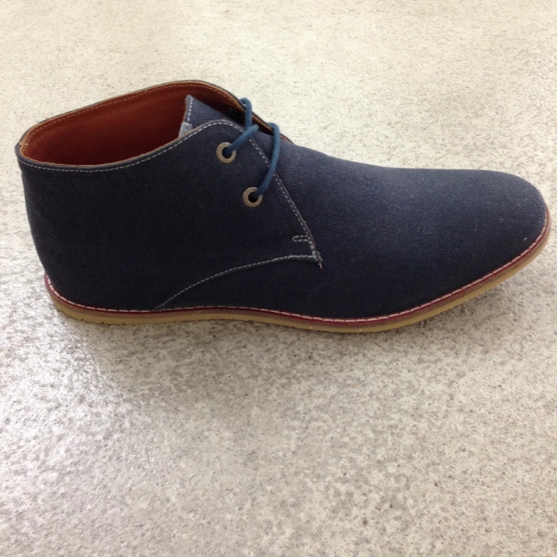 FRANK WRIGHT Shoes Modell LOCK 
Sommerschuh aus Canvas in navy. - chacha-store® Ludwigsburg - Ludwigsburg
