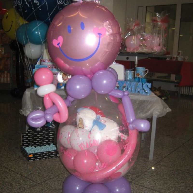 Baby-Figur mit Verpackungsballon - BallonWerk - Sindelfingen