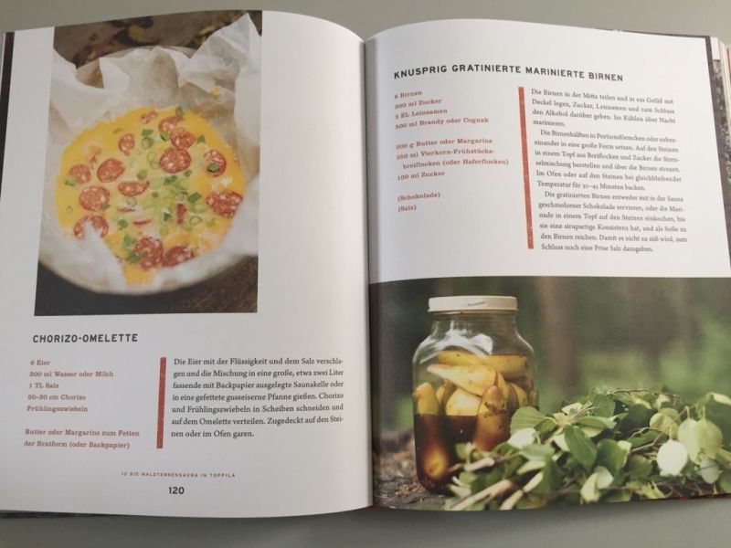 Das Sauna-Kochbuch / Vom Aufguss zum Hochgenuss / Kathariina Vuori / Janne Pekkala / btb Verlag / Christine Pittermann