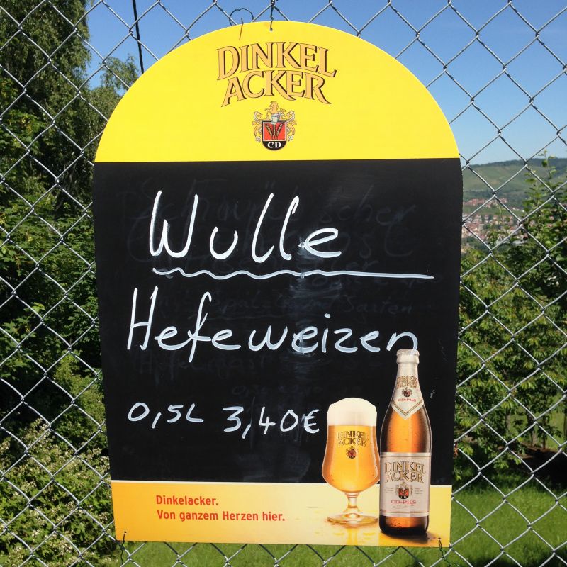 Wulle Hefeweizen - Neckarblick zwischen Wald und Reben - Stuttgart