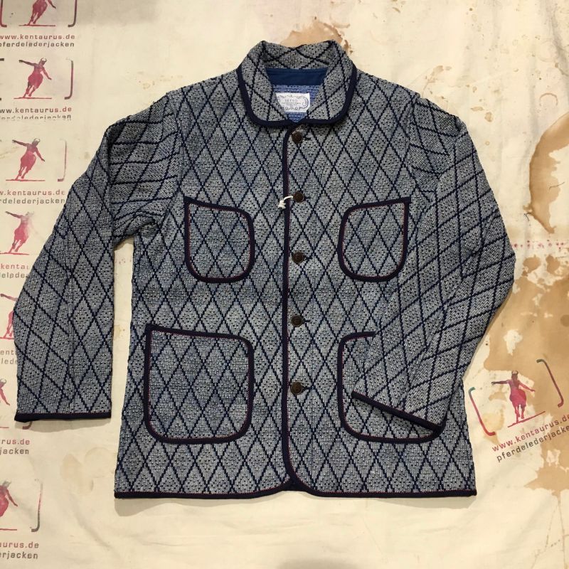Setto, Japan:  Sashiko Shawl Collar Jacket, heavy cotton, sizes M - L - XL, EUR 432,- - Kentaurus Pferdelederjacken - Köln