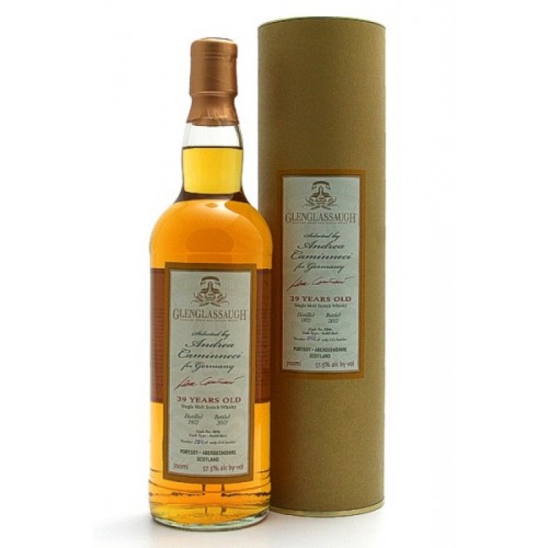 Glenglassaugh 39 Jahre - Refill Butt No. 2896 - Selected by Andrea Caminneci for Germany - Brühler Whiskyhaus - Brühl